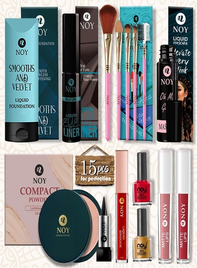 NOY Complete Makeup Combo For Women Full Set For Perfect Skin & Beautiful Look - Image 2