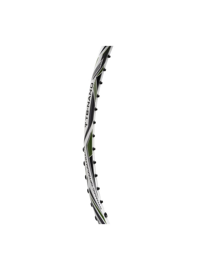 Li-Ning Hundred Atomic X 38 PWR Carbon Fibre Badminton Racket Strung with Full Racket Cover White/Gold - Image 3