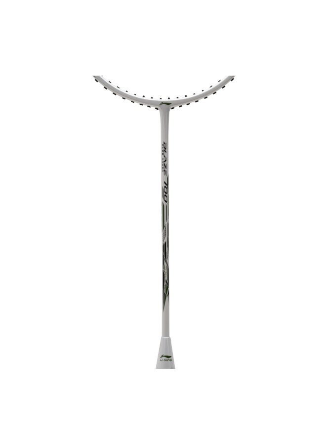 Li-Ning Hundred Atomic X 38 PWR Carbon Fibre Badminton Racket Strung with Full Racket Cover White/Gold - Image 2