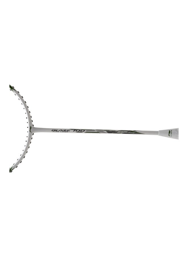 Li-Ning Hundred Atomic X 38 PWR Carbon Fibre Badminton Racket Strung with Full Racket Cover White/Gold - Image 5
