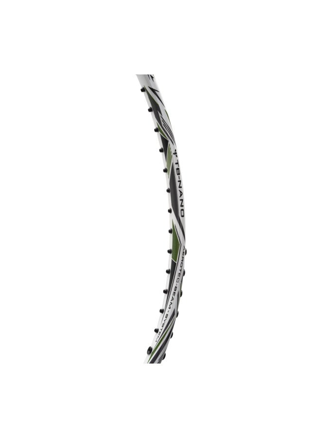 Li-Ning Hundred Atomic X 38 PWR Carbon Fibre Badminton Racket Strung with Full Racket Cover White/Gold - Image 4