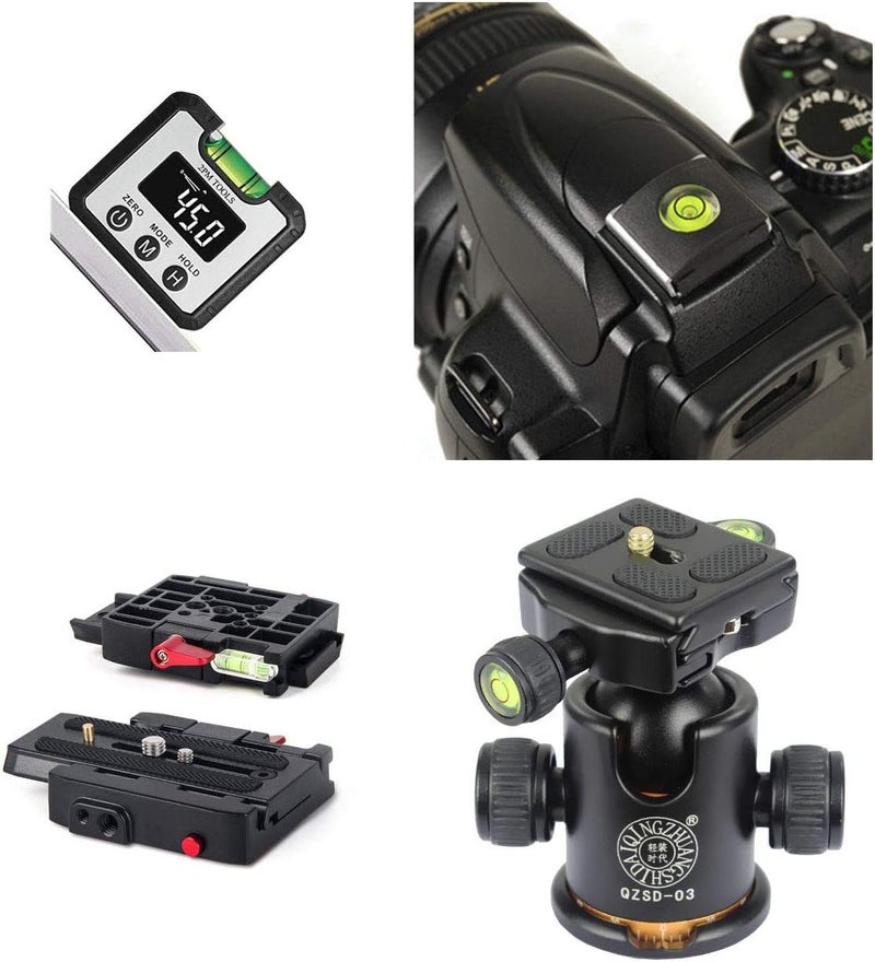 klarako 10pcs Bubble Levels (4 x Circular Mini Spirit Level Bullseye Level Measurement Instrument + 6 x Cylindrical Bubble Spirit Level Vials) - Image 5