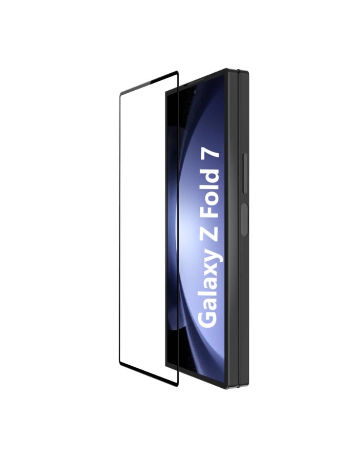Mlbose for Samsung Galaxy Z Fold 7 Screen Protector, Front Only Tempered Glass, Front Screen Protection, 2-Pack, Anti-Scratch,Case Friendly Easy Install - Image 2