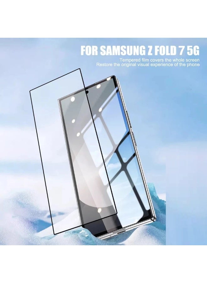 Mlbose for Samsung Galaxy Z Fold 7 Screen Protector, Front Only Tempered Glass, Front Screen Protection, 2-Pack, Anti-Scratch,Case Friendly Easy Install - Image 3