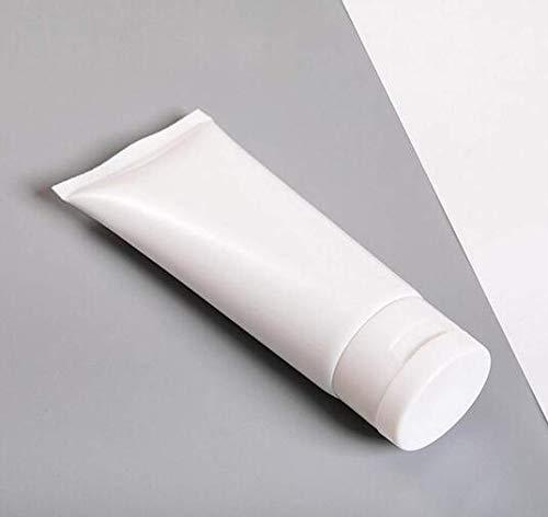 VASANA 20PCS 100ml/3.4oz Empty Refill White Plastic Cosmetic Lotion Tubes Bottles Shampoo Facial Cleanser Makeup Sample Soft Container Tube Bottle Vial Jar Pot Case with Flip Cap - Image 3