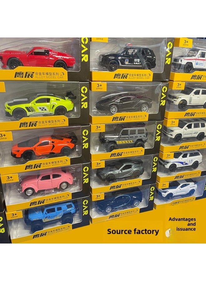 Chenghai Boxed Toys Children's Alloy Car Model Car Model Toy Car Simulation Alloy Sports Car Boys-Color:71 [white Brown] Ou Lu Gt Track Edition (yz37288-2) Window Box  - Image 2