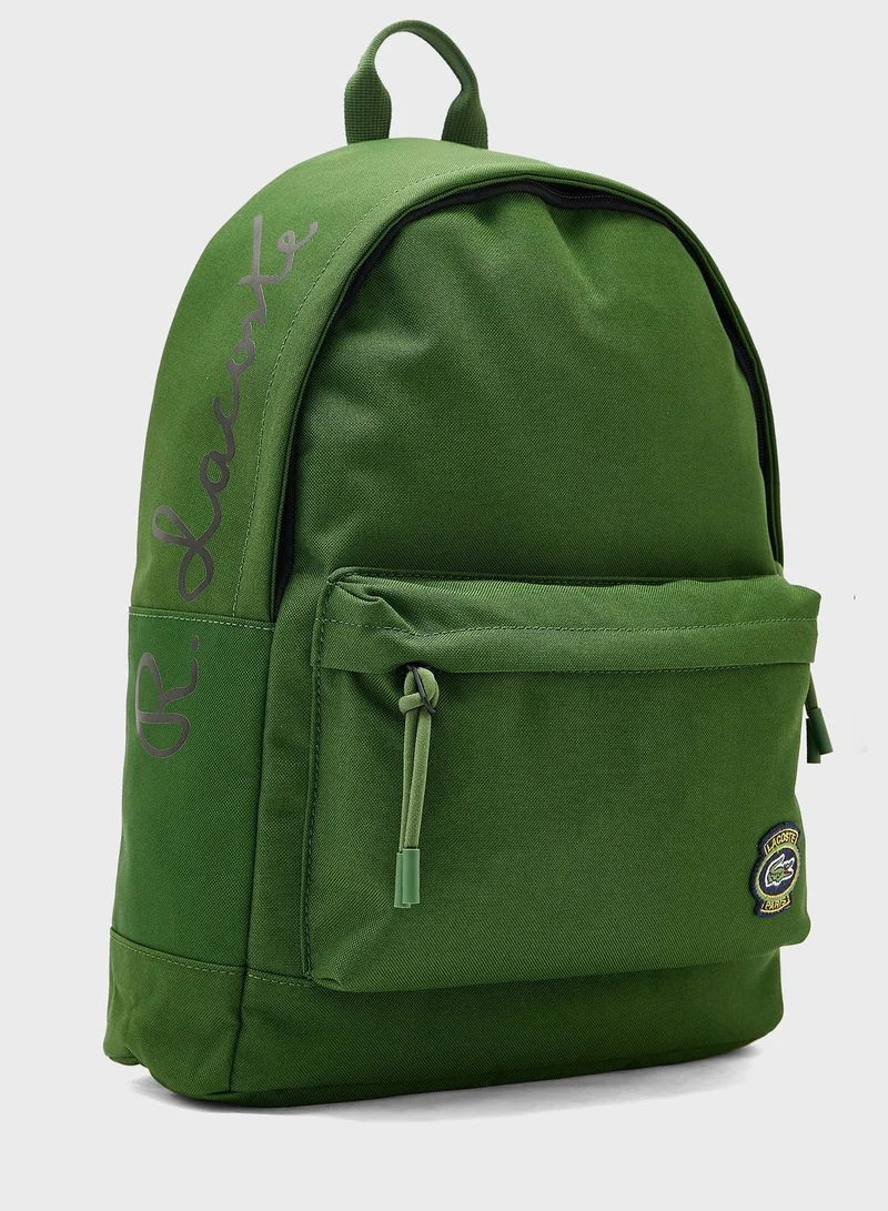 LACOSTE Logo Backpack