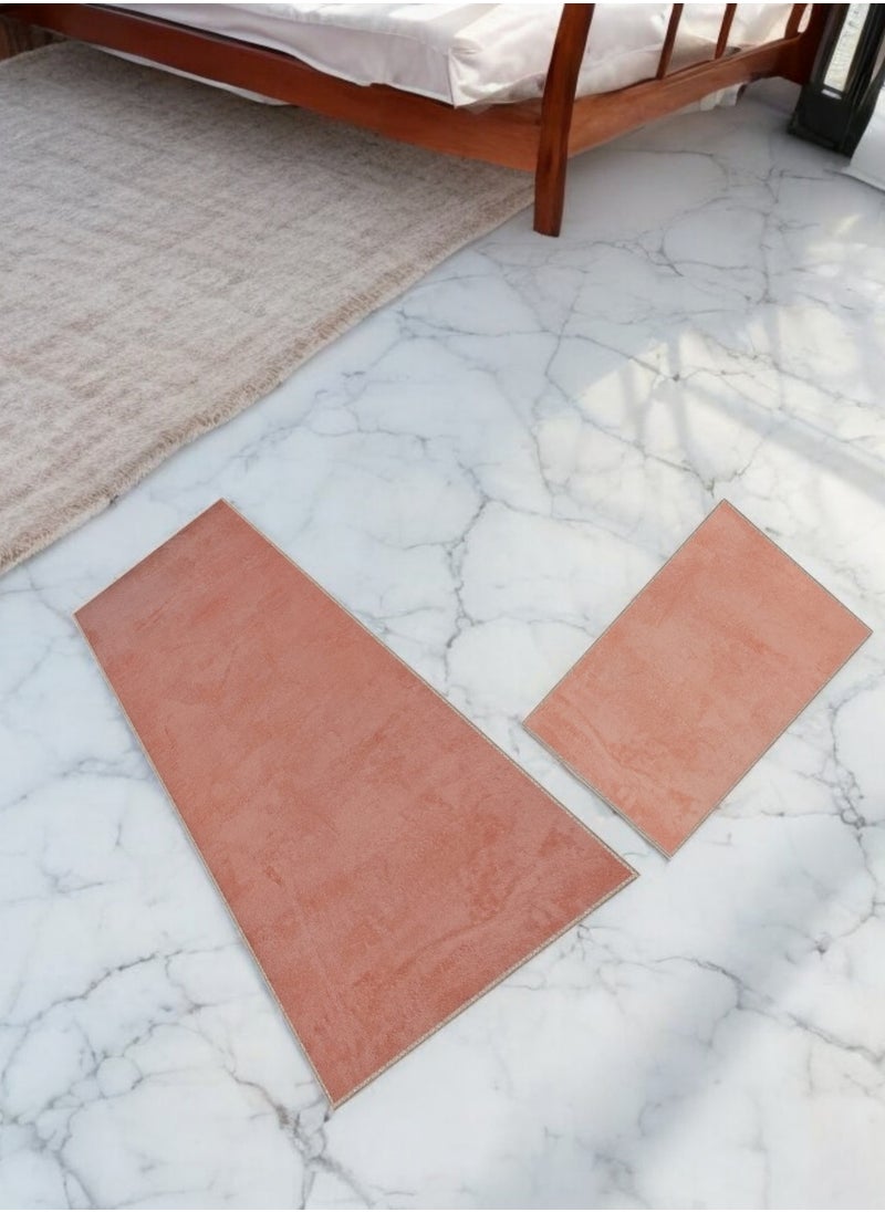 Generic Shag Alternative Rug Runner Set Of 2Pcs ( 60*170cm And 60*70cm) Semon  - Image 3