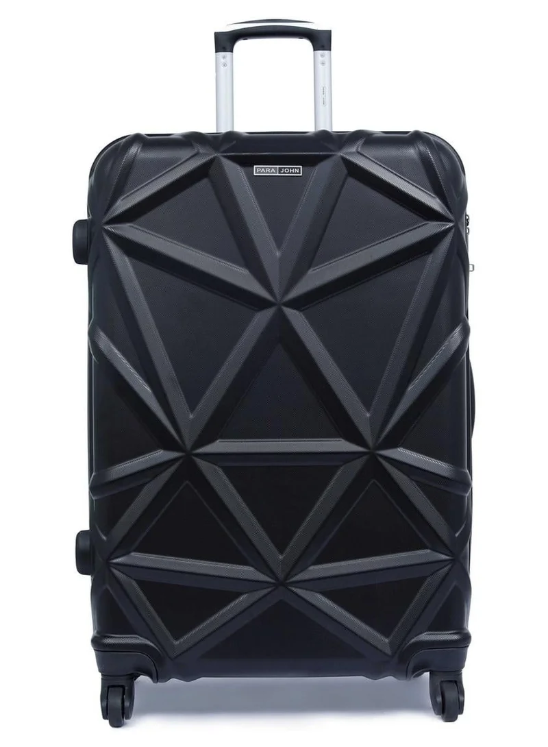 بارا جون Matrix 20-Inch Small ABS Hard Case Cabin Luggage Trolley Bag with 8 Spinner Wheels and Lock – Black