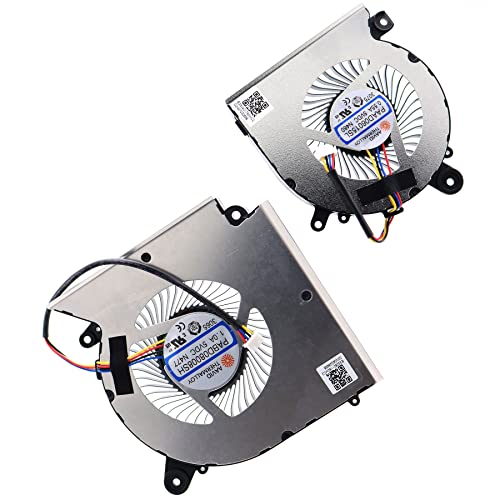 Deal4GO CPU Cooling Fan wGPU Graphics Fan Set Replacement for MSI GF66 GF76 GL76 GF65 GF75 GF63 MS1581 MS1583 MS1541 MS16R1 MS16R2 - Image 3