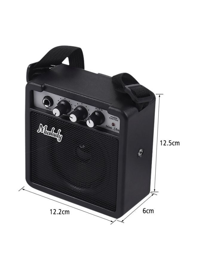 NIBEMINENT Guitar Amplifier Speaker With Volume Adjustment Black - Image 2