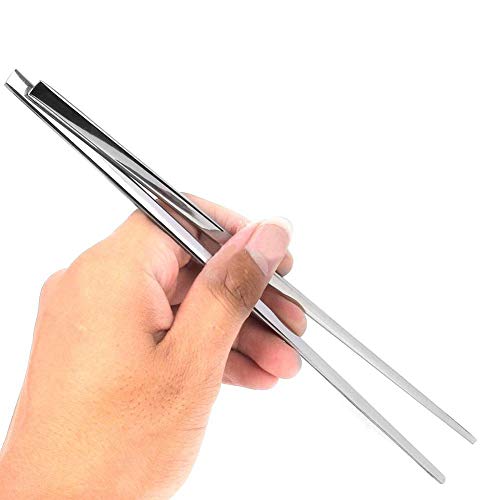 YAPULLYA Polished Stainless Steel Spoons and Chopsticks Set, Korean Chopsticks and Spoons tableware with long-hand, Reusable, set of 3-silver - Image 4