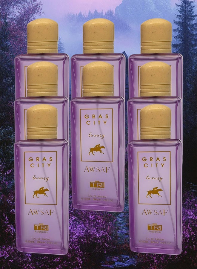 TRI 8 Pieces Awsaf Luxury Gras City Perfume For Women 100ml EDP - Image 1
