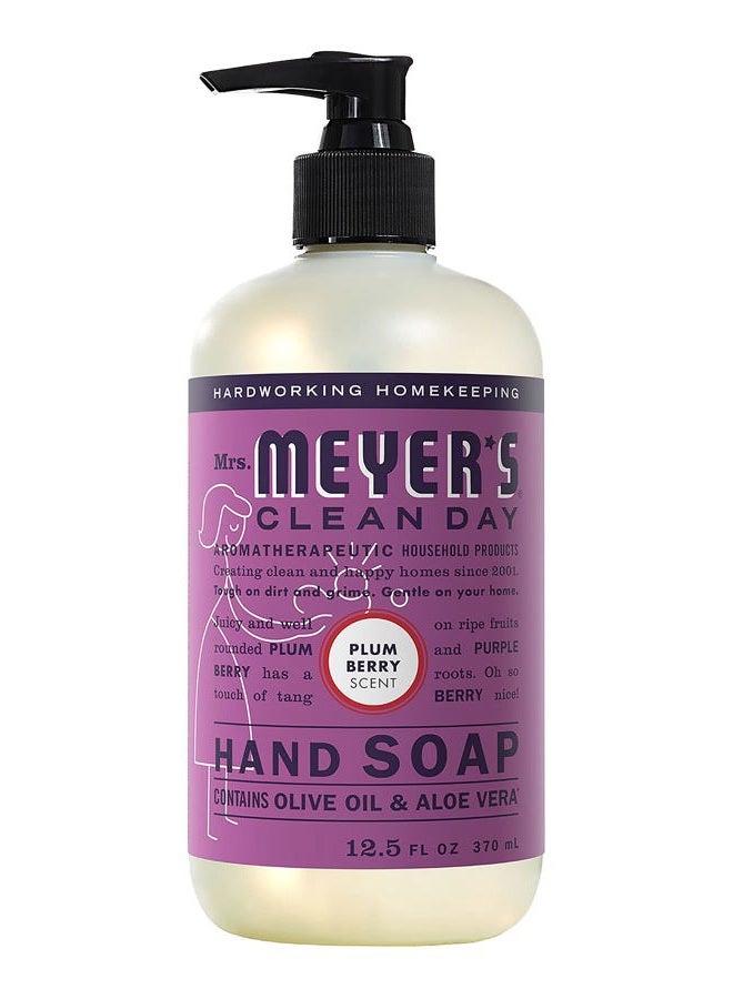 Mrs. Meyer's Clean Day Liquid Hand Soap Variety Pack, 1 Rain Water Scent Hand Soap, 1 Oat Blossom Scent Hand Soap, 1 Plum Berry Scent Hand Soap, 12.5 FL OZ (3 CT) - Image 5