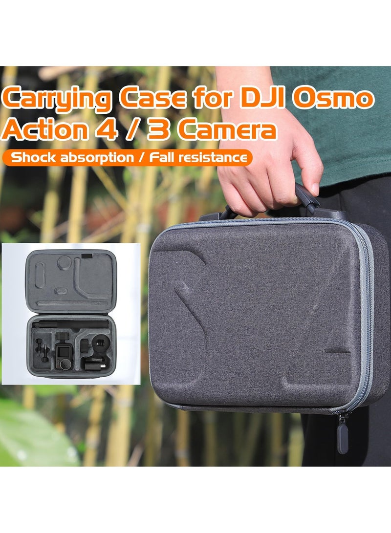 Carrying Case Fits for DJI Osmo Action 4 / Action 3 Hard Case Portable Storage Bag Travel Carry Case Protective Case Compatible with DJI OSMO Action 4/3 Adventure Combo Accessories - Image 3