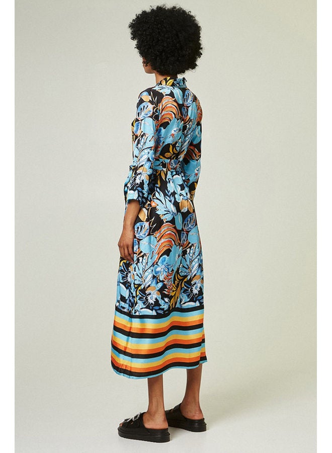 BSB Satin floral chemise dress - Image 2