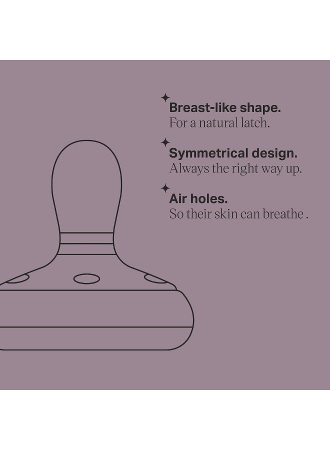 tommee tippee Breast-Like Soother, Skin-Like Texture, Symmetrical Orthodontic Design, BPA-Free, Includes Steriliser Box, (6-18m), Pack of 2 Dummies - Image 5