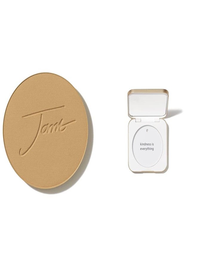 jane iredale PurePressed Base Mineral Foundation Refillable Compact Set| Semi Matte Pressed Powder with SPF | Talc Free, Vegan, Cruelty-Free - Image 1