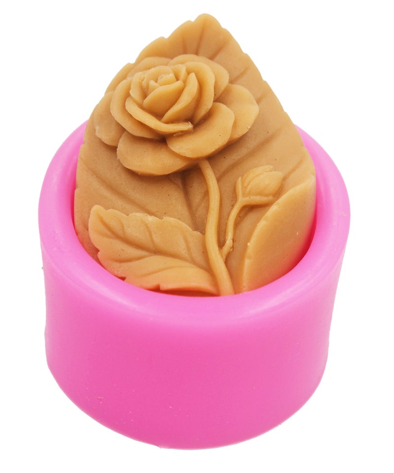 Longzang Rose Mould S374 Art Silicone Soap Craft DIY Handmade Candle Molds