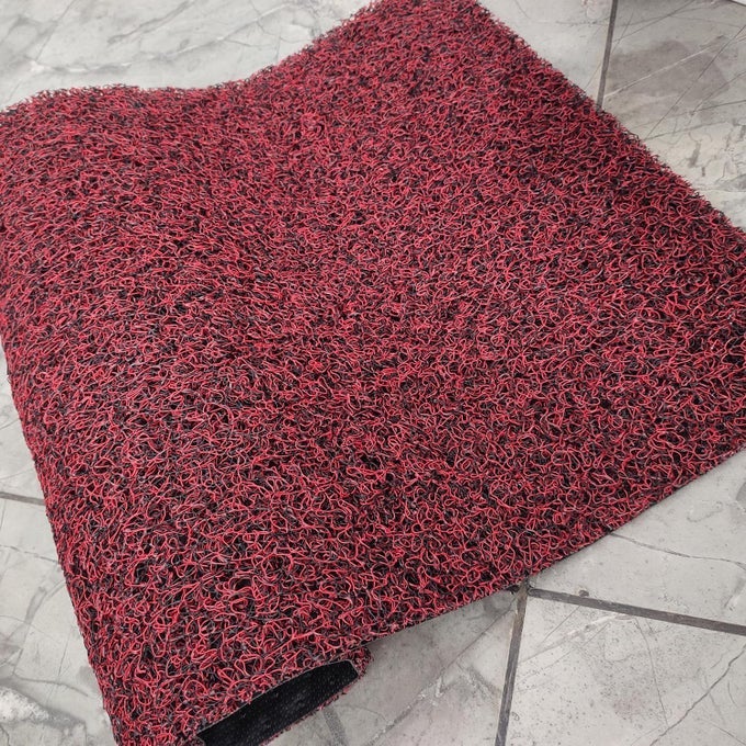 ANTISKID NONSLIP WATERPROOF RUBBER DOOR MAT FOR OUTDOOR HOME ENTRANCE MATS 2X3 FEET BLACK MAROON