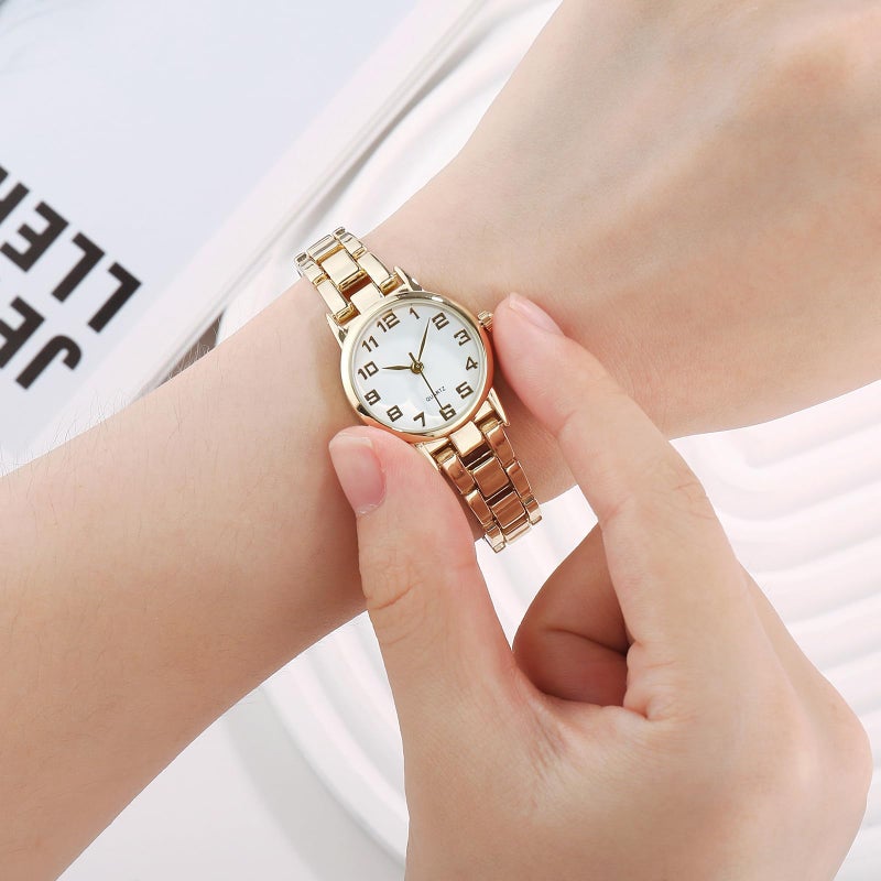 IBSO Women Watches Ladies Quartz Wristwatches Waterproof Bracelet Watch Relogio Feminino (0015 Gold) - Image 4
