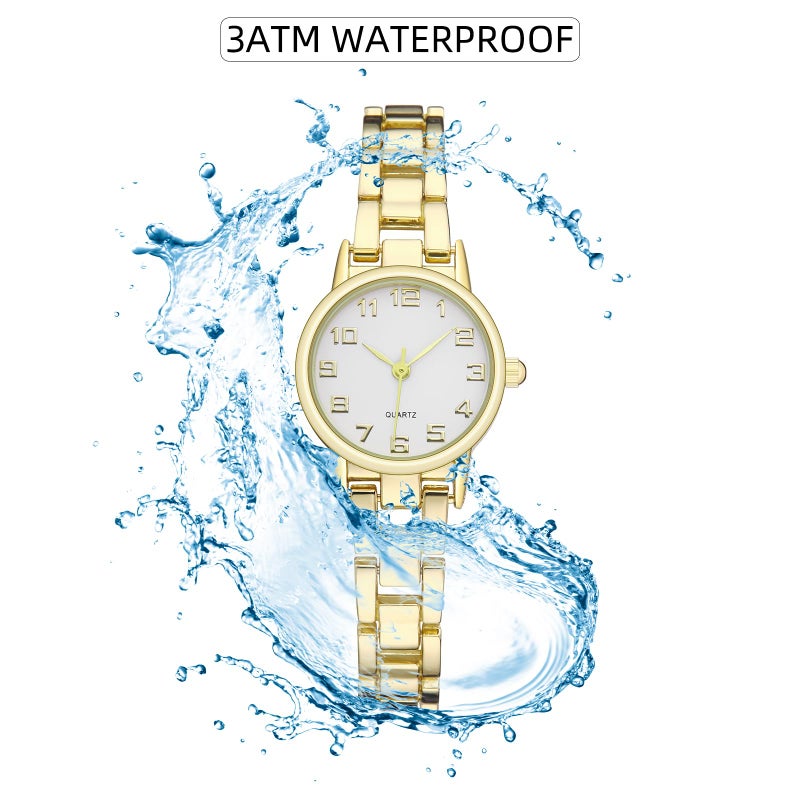 IBSO Women Watches Ladies Quartz Wristwatches Waterproof Bracelet Watch Relogio Feminino (0015 Gold) - Image 5