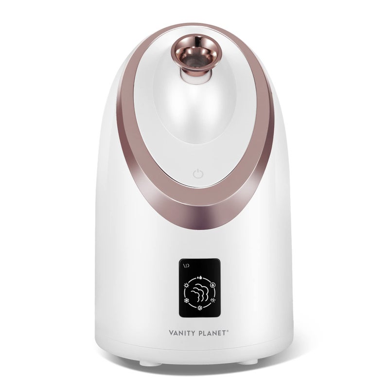 Vanity Planet Senia Hot and Cold Facial Steamer by Vanity Planet - Detoxifying Aromatherapy Facial Steamer with Smart Steam Technology - Unclog Pores & Blackheads Cleaner Detoxifies, Cleanses & Moisturizes Skin - Image 1