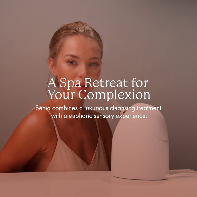 Vanity Planet Senia Hot and Cold Facial Steamer by Vanity Planet - Detoxifying Aromatherapy Facial Steamer with Smart Steam Technology - Unclog Pores & Blackheads Cleaner Detoxifies, Cleanses & Moisturizes Skin - Image 2