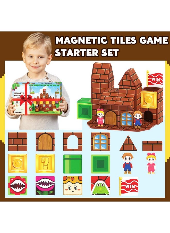 Soyee Magnetic Tiles Toddler Kids Toys Construction Building Blocks for Kids 3+ Toddler Kids Preschool Learning Toys for Boys Girls  - Image 5