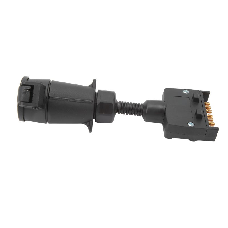 7 Pin Trailer Adapter Plug ABS Metal Waterproof Wiring Connector - Durable Weatherproof Stable Connection for Caravans Boats Trailers - Image 2