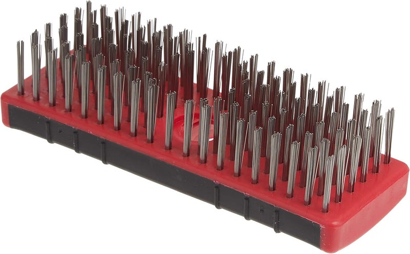 Red Devil 4166 7-Inch Soft Grip Stainless Steel Scrub Brush - Image 3