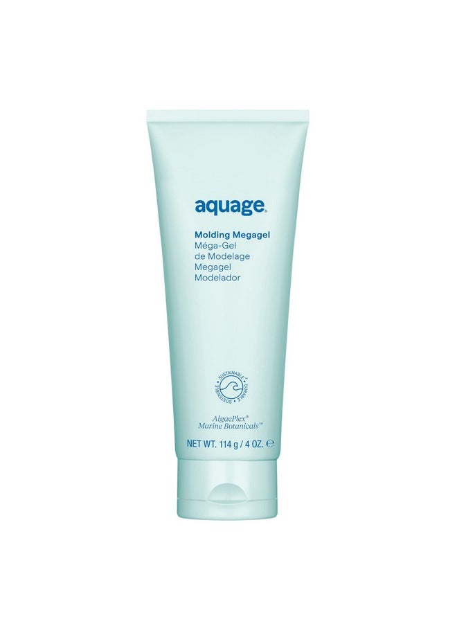 Aquage AQUAGE. Molding Megagel - Firm-Hold Gel Delivers Strong Control for Wet Looks Or Sculpted Blow-Dry Looks, 4 Fl Oz  - Image 1