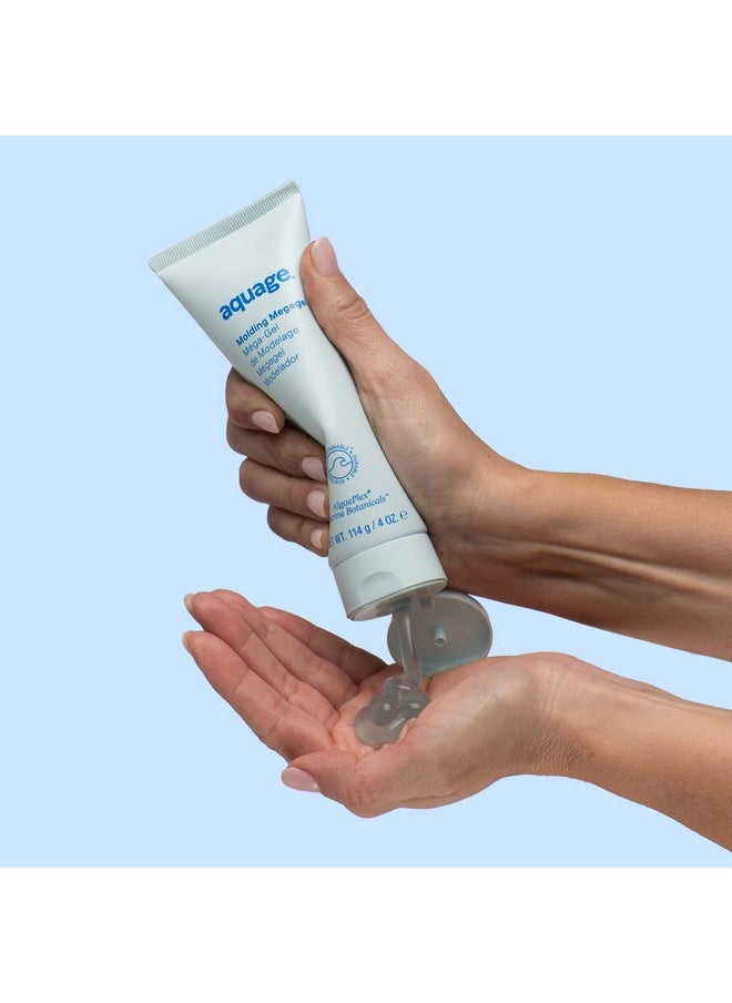 Aquage AQUAGE. Molding Megagel - Firm-Hold Gel Delivers Strong Control for Wet Looks Or Sculpted Blow-Dry Looks, 4 Fl Oz  - Image 5