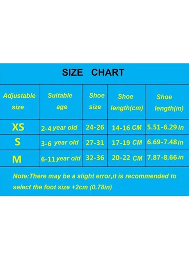 GT-Wheel - Kids Double Row Skating Shoes Unisex Four Wheels - Image 1