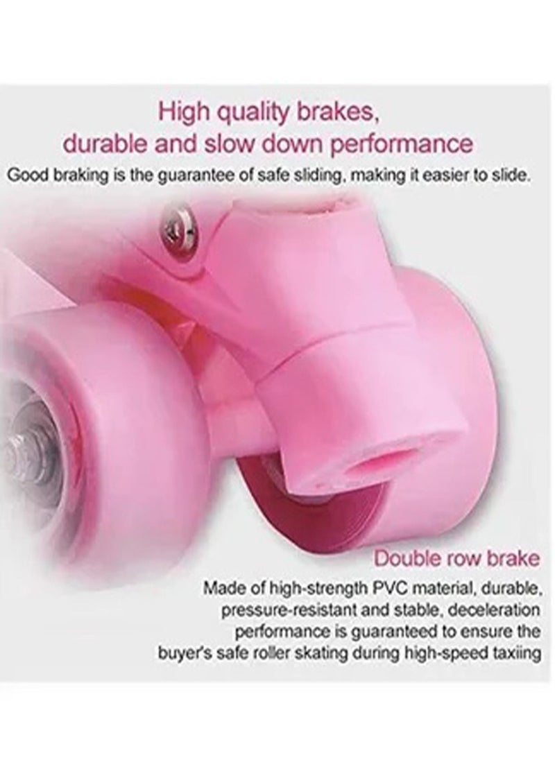 GT-Wheel - Kids Double Row Skating Shoes Unisex Four Wheels - Image 1
