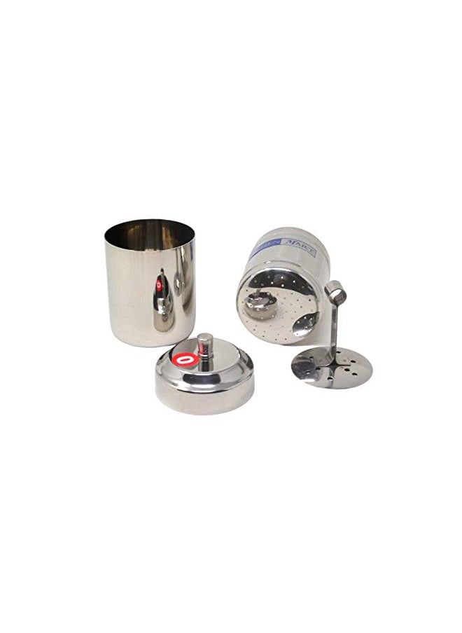 PROMASS - Mart Stainless Steel South Indian Filter Coffee Drip Maker ( 2 Cup) - Image 1