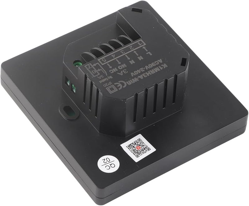 Smart WiFi Thermostat Black Color LCD Display Remote Control For Floor Heating AC90V 240V - Image 3