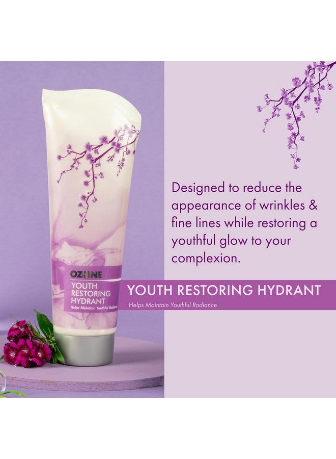 Youth Restoring Hydrant Cream (100 Ml) | Moisturiser For All Skin Types | For Signs Of Aging, Wrinkles & Fine Lines | Restores Skin'S Youthful Appearance|Gentle Sulphate-Free Hydrant