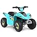 Costzon Kids ATV 6V Battery Powered Electric Quad ForwardReverse Switch Rear Wheeler Motorized Ride On Mini Vehicle Car for Toddlers Boys Girls Ride on ATV Blue - Image 2