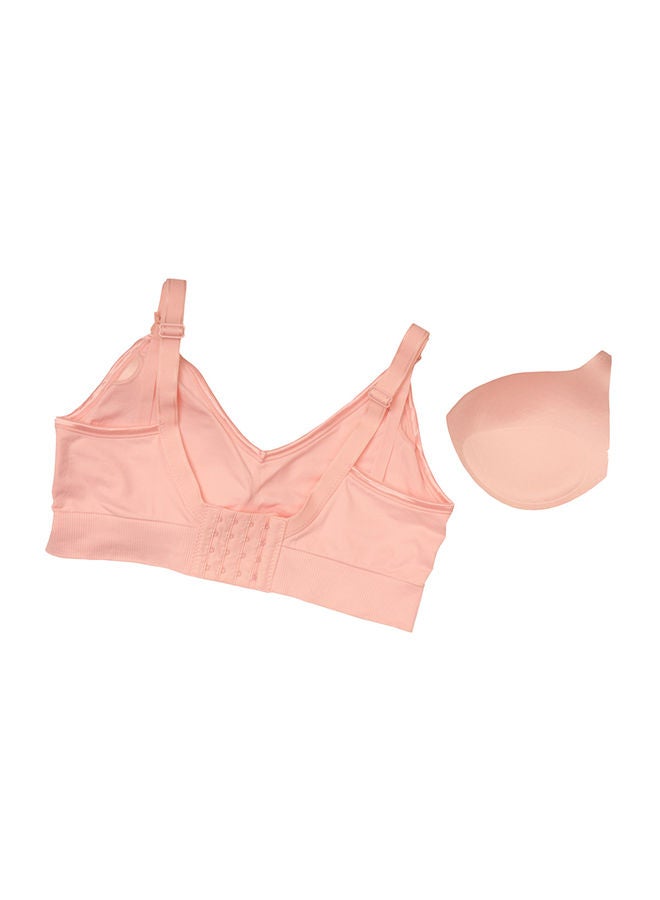 Okus Original Seamless Maternity Bra Pink 38  - Image 4