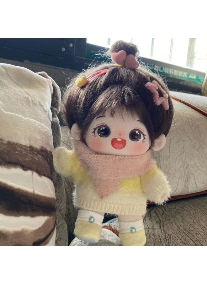Genuine Original Cotton Doll Can Be Dress-up Human Figure Plush Toy Doll Gift For Girls Birth Certificate-Specification:Boneless (comes With Grooming Tools + 2 Random Skirts + Blush + Hair Care Solution)-Color:Xiao Yun (naked Baby) Received Birth Certificate  - Image 2