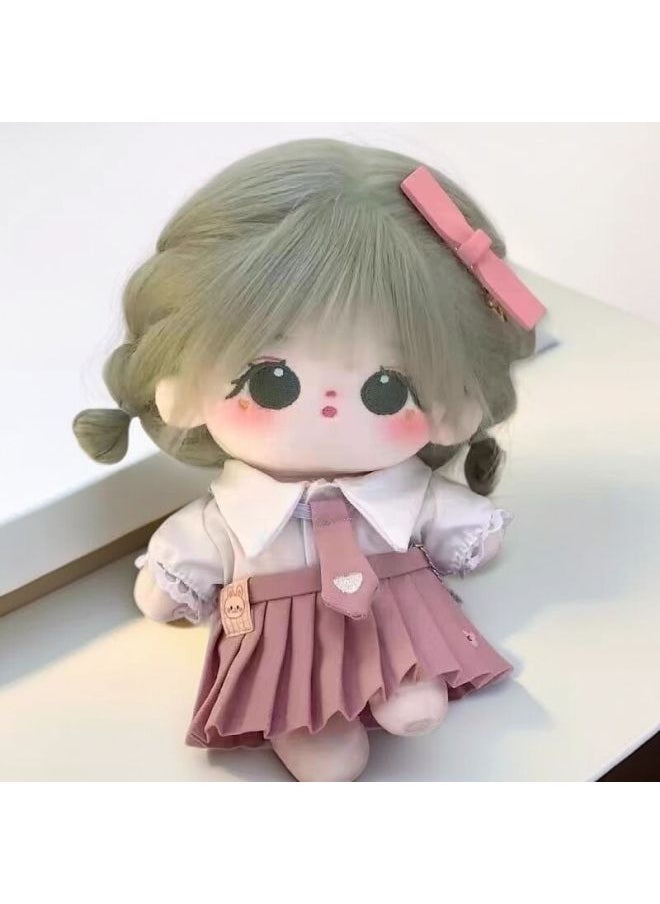 Genuine Original Cotton Doll Can Be Dress-up Human Figure Plush Toy Doll Gift For Girls Birth Certificate-Specification:Boneless (comes With Grooming Tools + 2 Random Skirts + Blush + Hair Care Solution)-Color:Xiao Yun (naked Baby) Received Birth Certificate  - Image 5