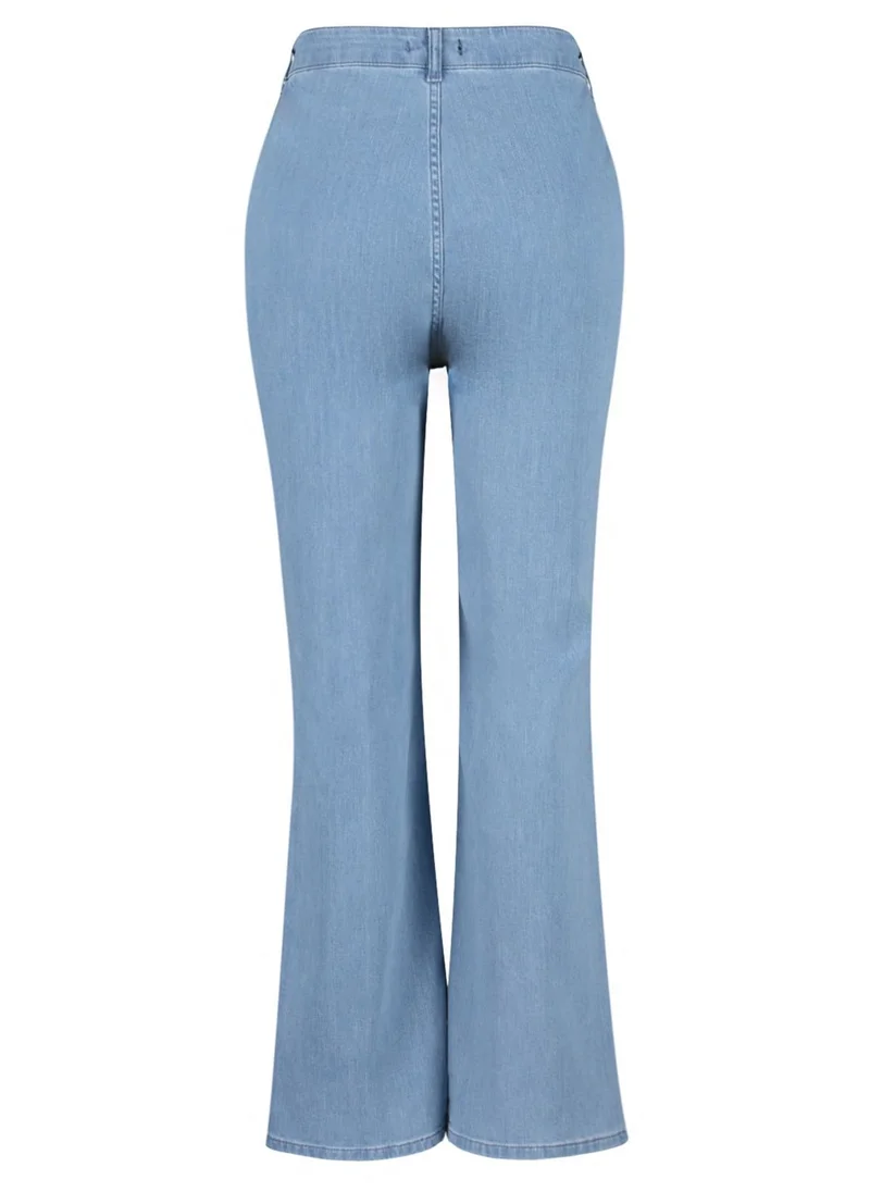 Trendyol Curve Flared High Waist Jeans