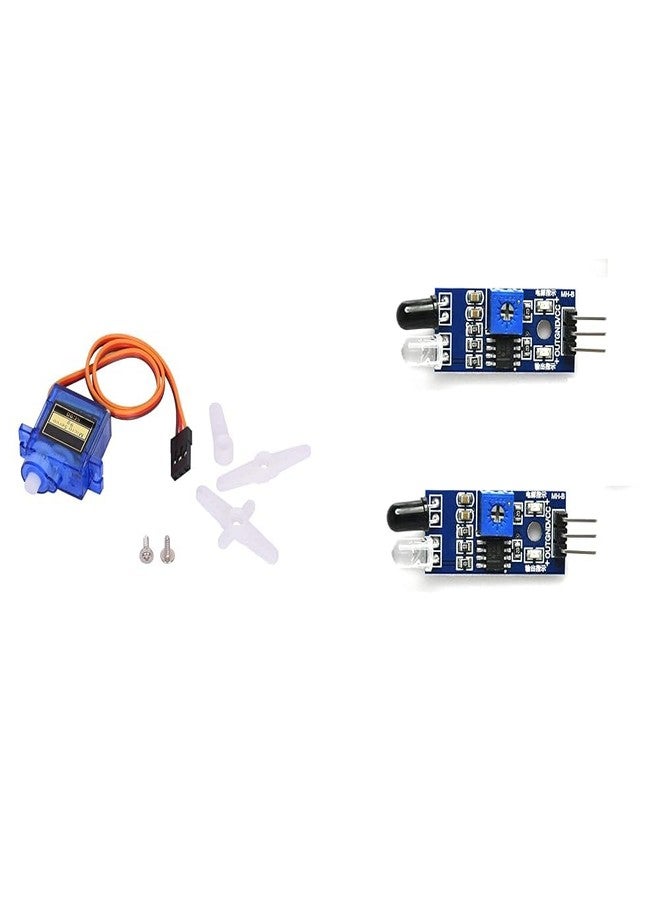 محرك سيرفو صغير SG90 من Aptechdeals، 9G، للتحكم في الروبوتات والطائرات الهليكوبتر والقوارب التي تعمل بالتحكم عن بعد، متعدد الألوان.