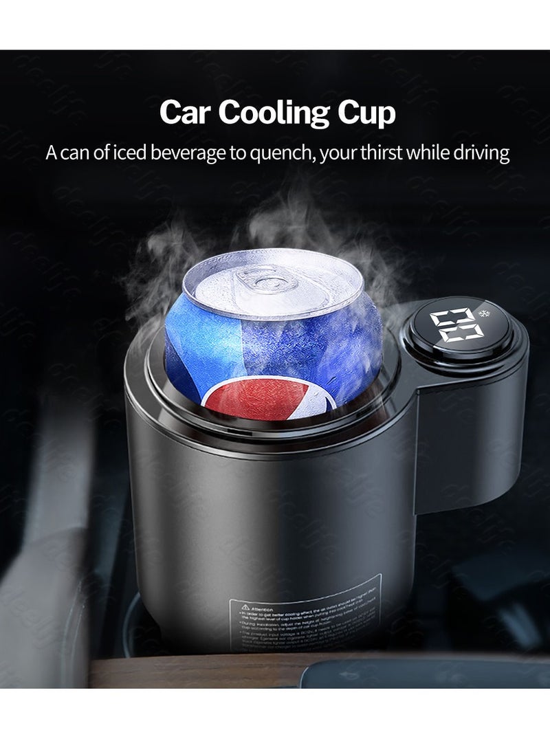 Car Hot And Cold Cup Dual Use Fast Cooling Cup Car Inside With 12V Heating Cup Intelligent Home Multifunctional Water Cup (D Models Hot And Cold Cup And Lighter And Coffee Cup) - Image 3