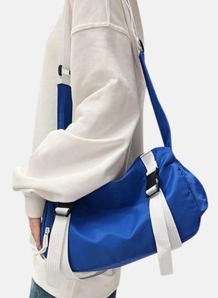 YUNIQEE Blue Plain Lifestyle Duffle Bag
