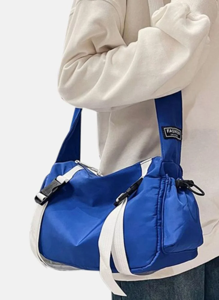 YUNIQEE Blue Plain Lifestyle Duffle Bag