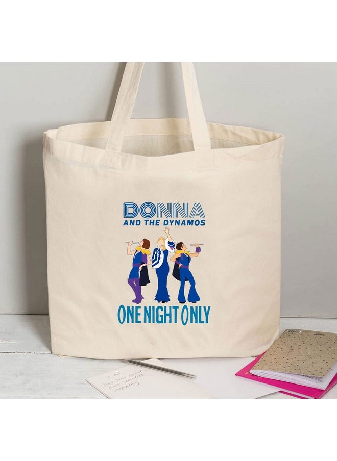 TOBGBE Music Inspired Gift Donna And The Dynamos Gift Here We Go Again Makeup Bag Women Power Gift Drama Fans Gifts Music Lover Bag（ Donna Mia Tote）  - Image 5