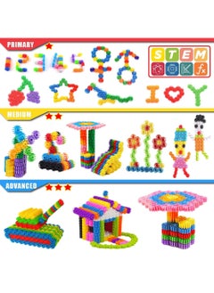 Y&D SYOSI Gears Interlocking Learning Set STEM Construction Toy Kit Building Kids Toys for Preschool Boys and Girls Aged 3 Up Creativity 180 Pcs 10 Colors  - Image 2