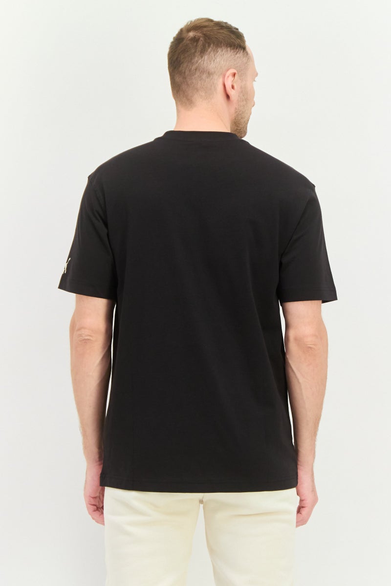 PUMA Men Relaxed Fit Short Sleeves Outdoor T-Shirt, Black - Image 3